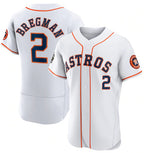 Houston Astros #2 Alex Bregman White Jereymy 2022 World Series Flex Base Stitched Jersey