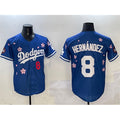 Los Angeles Dodgers #8 Enrique Hernandez Royal Jereymy 2025 Tokyo Series Limited Stitched Jersey