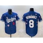 Los Angeles Dodgers #8 Enrique Hernandez Royal Jereymy 2025 Tokyo Series Limited Stitched Jersey