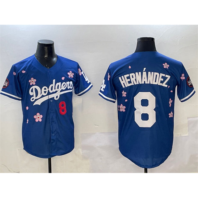 Los Angeles Dodgers #8 Enrique Hernandez Royal Jereymy 2025 Tokyo Series Limited Stitched Jersey