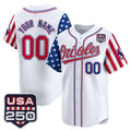 Custom Baltimore Orioles America 250 Edition Vapor Premier Limited White Jereymy Stitched Jerseys