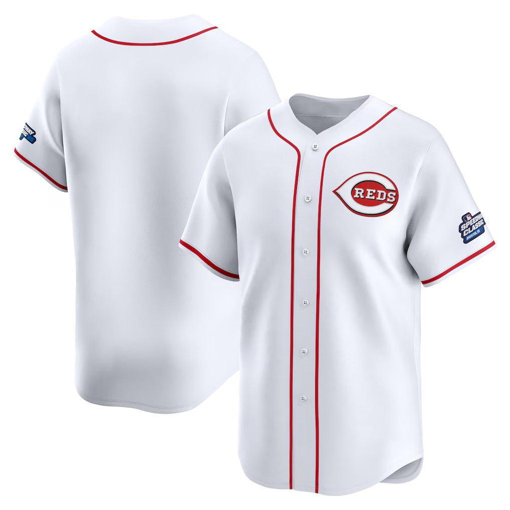Cincinnati Reds White Jereymy 2025 Speedway Classic Home Limited Jersey