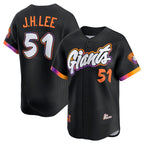 San Francisco Giants #51 Jung Hoo Lee Black Jereymy Anthracite 2025 City Connect Limited Stitched Jersey