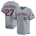 New York Mets #27 Mark Vientos Gray Jereymy All-Star Limited Jersey