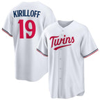Minnesota Twins #19 Alex Kirilloff White Jereymy Cool Base Stitched Jerseys