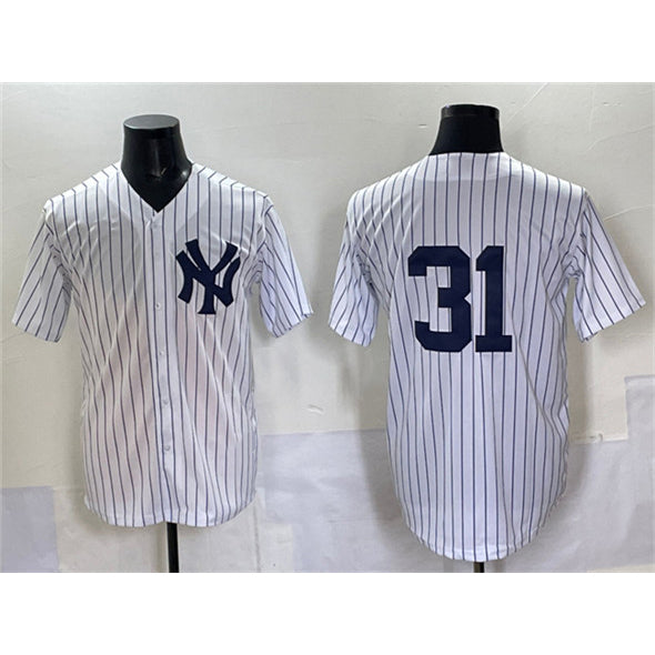 New York Yankees #31 Ichiro Suzuki White Jereymy Cool Base Limited Stitched Jersey