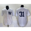 New York Yankees #31 Ichiro Suzuki White Jereymy Cool Base Limited Stitched Jersey