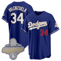 Los Angeles Dodgers #34 Fernando Valenzuela Royal Jereymy 2026 Alternate Gold Collection Stadium Stitched Jersey