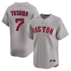 Boston Red Sox #7 Masataka Yoshida Player Gray Jereymy Road Limited Home Game Stitched Jerseys1