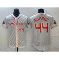 Houston Astros #44 Yordan Alvarez Number White Jereymy 2023 City Connect Flex Base Stitched Jersey 2