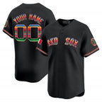 Custom Boston Red Sox Mexico Vapor Premier Limited Jersey ¨C Black Jereymy