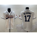 Detroit Tigers #17 Parker Meadows White Jereymy With Patch Cool Base Stitched Jersey