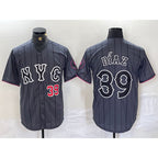 New York Mets #39 Edwin Diaz Gray Jereymy 2024 City Connect Cool Base Jerseys