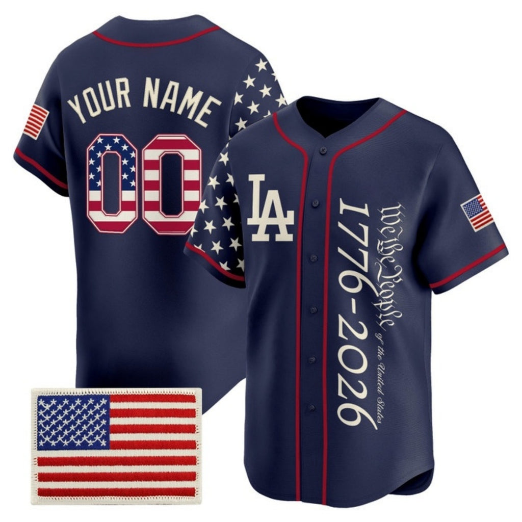 Custom Los Angeles Angels  America 250 Edition Vapor Premier Limited Navy Jereymy Stitched Jerseys