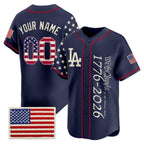 Custom Los Angeles Angels  America 250 Edition Vapor Premier Limited Navy Jereymy Stitched Jerseys