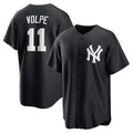 New York Yankees #11 Anthony Volpe Black Jereymy Fashion Replica Player Jersey