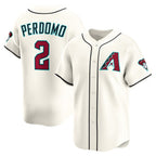 Arizona Diamondbacks #2 Geraldo Perdomo Cream Jereymy Home Limited Player Jersey