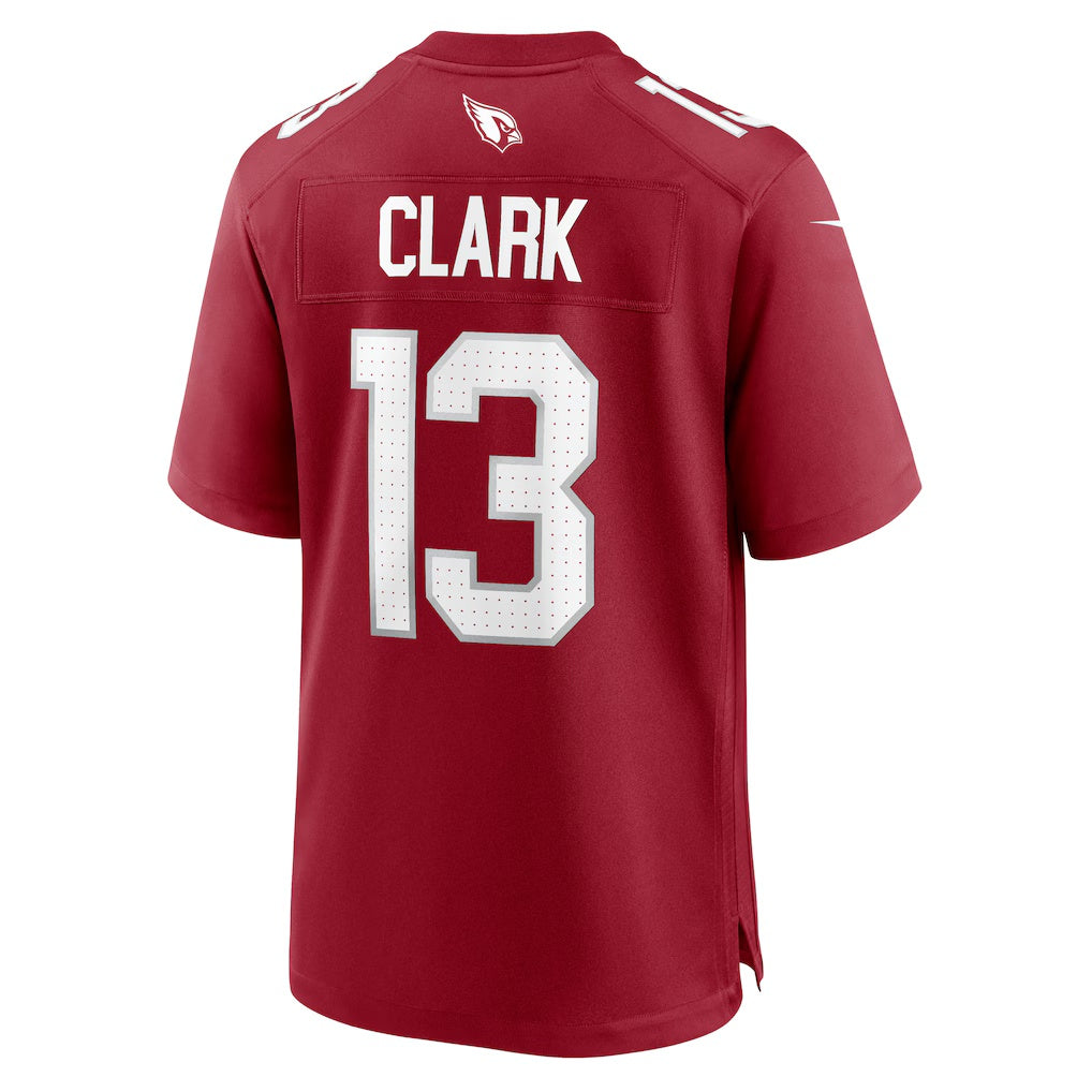 A.Cardinals #13 Kei'Trel Clark Cardinal Jereymy Game Jersey