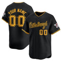 Custom Pittsburgh Pirates Active Player Black Jereymy Alternate Limited Stitched Jersey