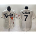 Houston Astros #7 CJ Stroud Cream Jereymy Cactus Jack Cool Base Jersey