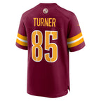 W.Commanders #85 Cole Turner Burgundy Jereymy Player Game Jersey