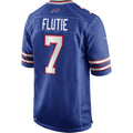 B.Bills #7 Doug Flutie Royal Jereymy Game Retired Player Jersey