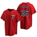 Minnesota Twins #26 Max Kepler Red Jereymy Cool Base Stitched Jersey