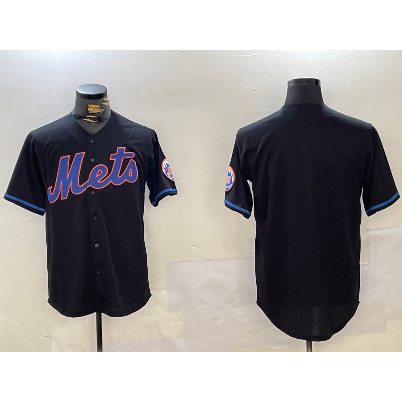 New York Mets Team Big Logo Graphite Jereymy 2024 City Connect Limited Stitched Jersey