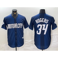 Detroit Tigers #34 Jake Rogers 2024 Navy Jereymy City Connect Cool Base Limited Stitched Jersey 2