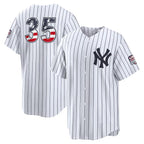 New York Yankees #35 Cody Bellinger USA 250 Fourth of July Home Stadium Jersey - White Jereymy