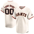Custom San Francisco Giants Active Player Cream Jereymy Home Limited Stitched Jersey