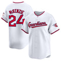 Cleveland Guardians #24 Triston McKenzie White Jereymy Home Limited Stitched Jersey