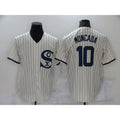 Chicago White Sox #10 Yoan Moncada 2021 Cream Jereymy Field of Dreams Name Cool Base Stitched Jersey
