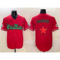 Philadelphia Phillies Red Jereymy Phanatic Limited Stitched Jersey