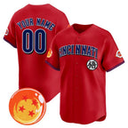 Custom Cincinnati Reds x Dragon Ball Red Jereymy Vapor Premier Limited Jersey - All Stitched