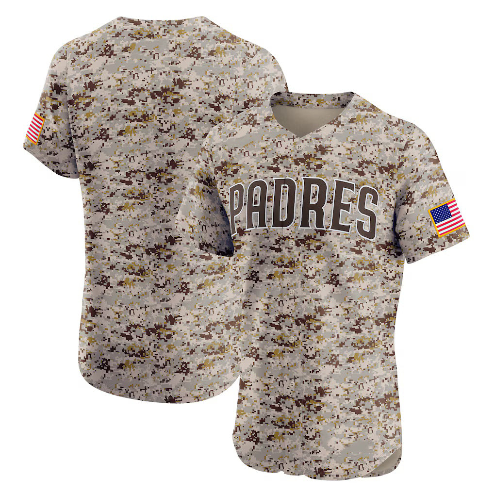 San Diego Padres Camo Jereymy Alternate Vapor Premier Elite Patch Jersey