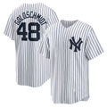 New York Yankees #48 Paul Goldschmidt White Jereymy Home Replica Jersey
