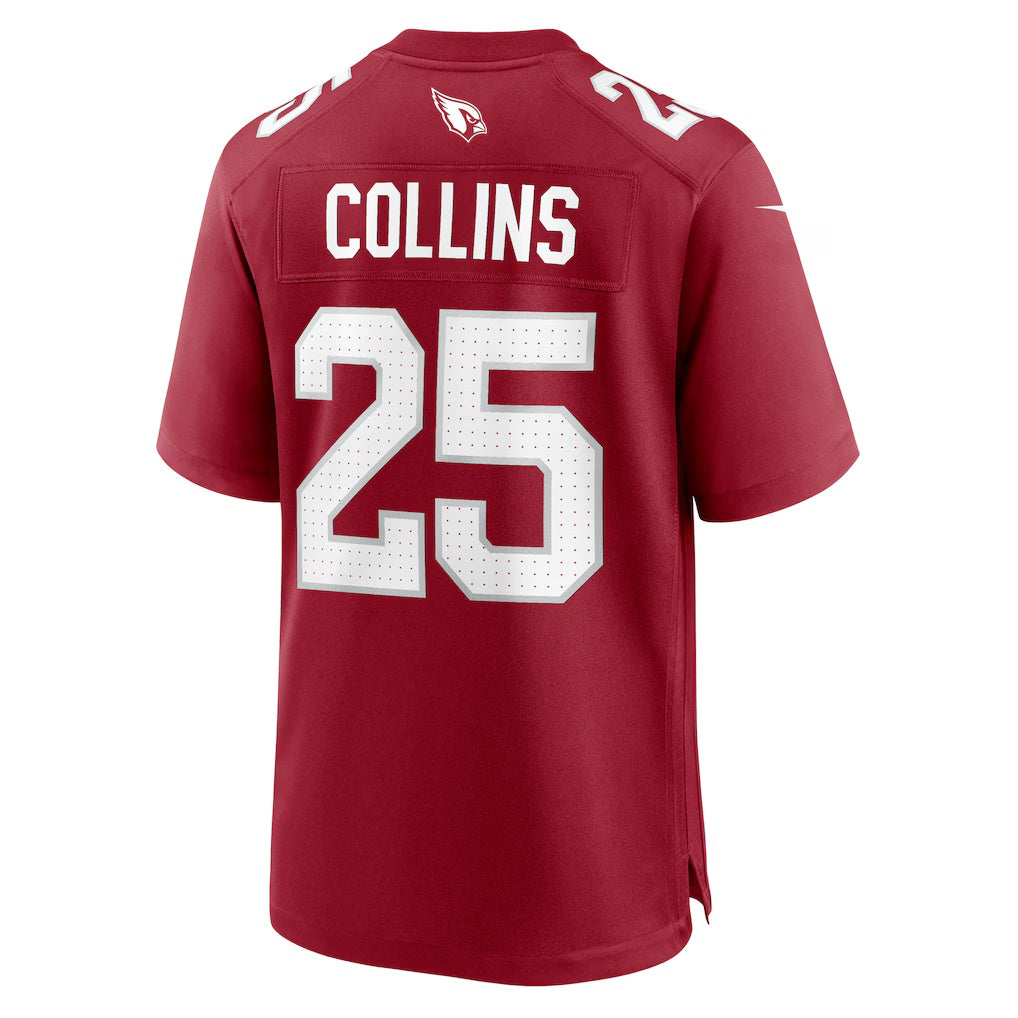 A.Cardinals #25 Zaven Collins Cardinal Jereymy Home Game Jersey