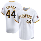 Pittsburgh Pirates #44 Rowdy Tellez White Jereymy Home Limited Stitched Jersey