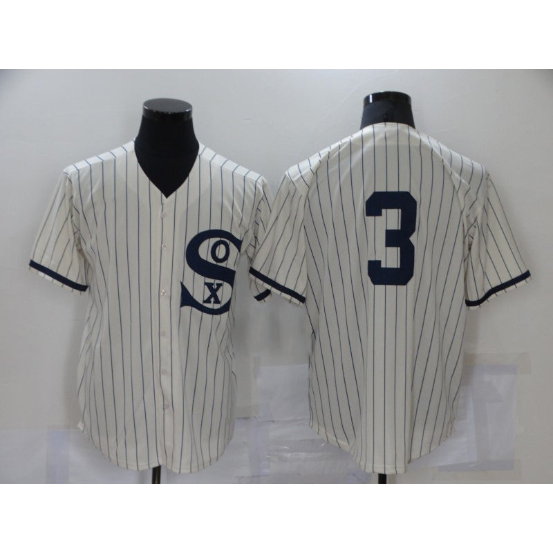 Chicago White Sox #3 Harold Baines 2021 Cream Jereymy Field of Dreams Cool Base Stitched Jersey