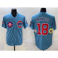 Chicago Cubs #18 Sh¨­ta Imanaga Blue Jereymy 2025 Tokyo Series 2nd Alternate Limited Stitched Jersey