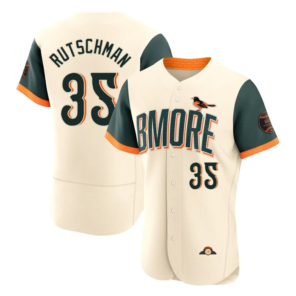 Baltimore Orioles #35 Adley Rutschman Player Cream Jereymy 2026 City Connect Limited Elite Home Game Stitched Jerseys