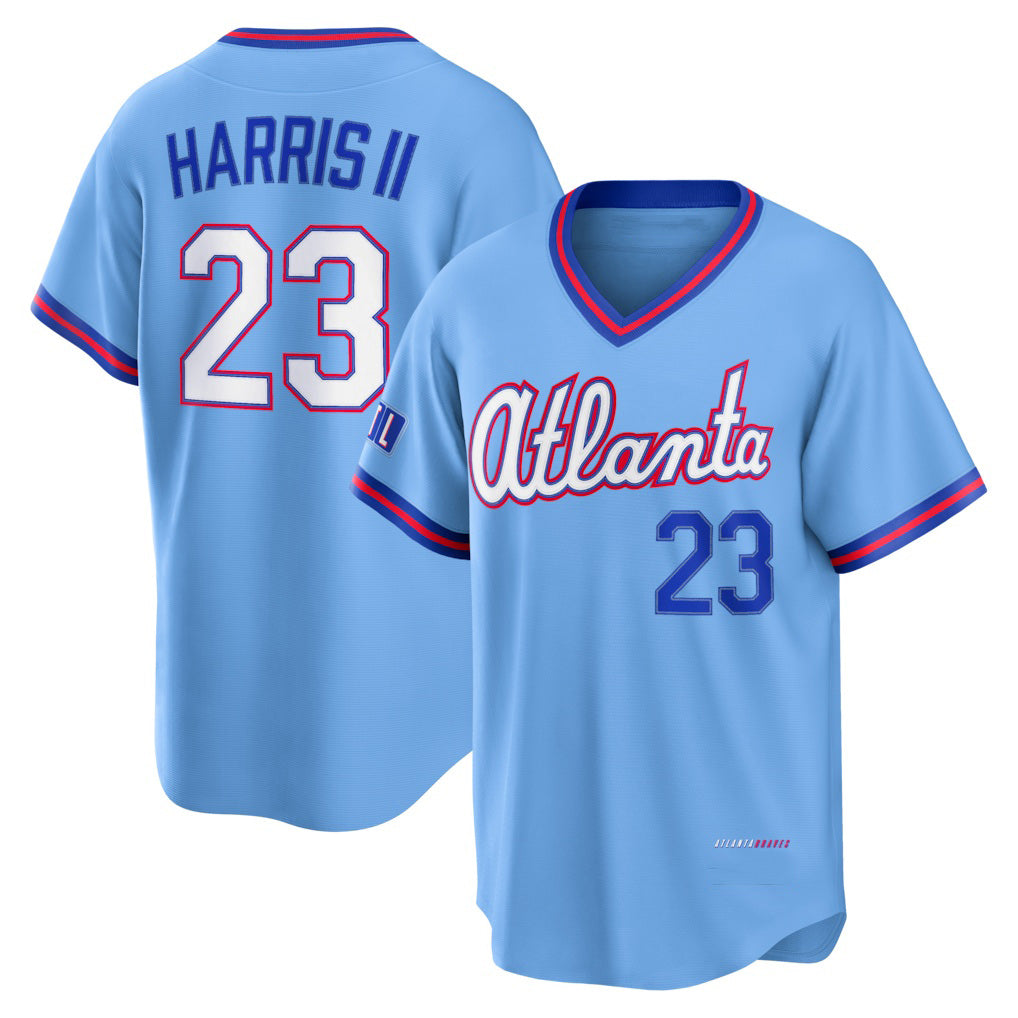 Atlanta Braves #23 Michael Harris II Powder Blue Jereymy 2026 City Connect Stadium Jersey