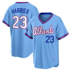 Atlanta Braves #23 Michael Harris II Powder Blue Jereymy 2026 City Connect Stadium Jersey