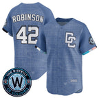 Washington Nationals #42 Jackie Robinson Blue Jereymy 2025 City Connect Limited Stitched Jersey