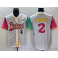 San Diego Padres #2 Xander Bogaerts White Jereymy NEW 2023 City Connect Cool Base Stitched Jersey 4