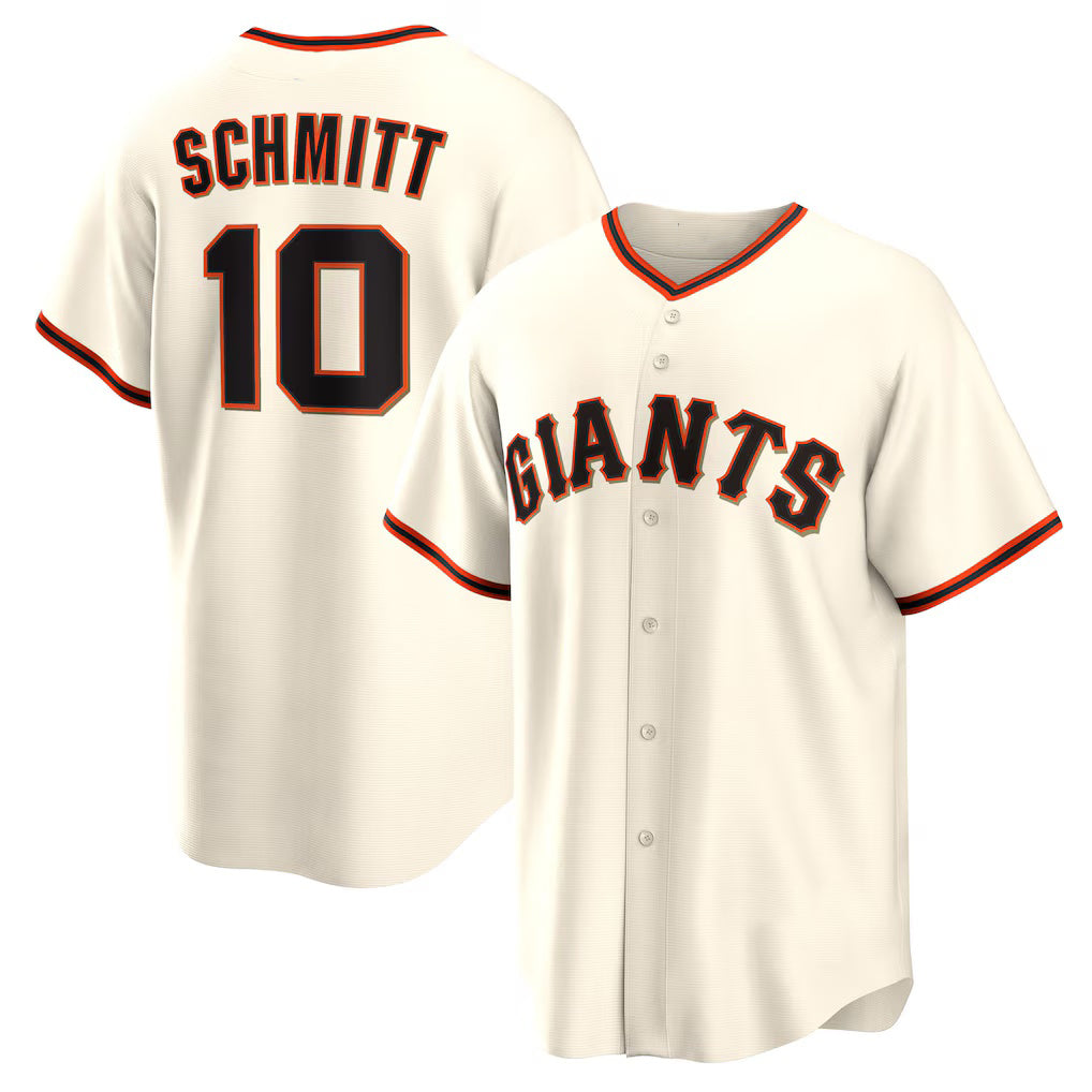 San Francisco Giants #10 Casey Schmitt Cream Jereymy Home Replica Jersey