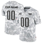 Custom W.Commanders Active Player 2024 F.U.S.E Arctic Camo Jereymy Salute To Service Limited Stitched Jersey