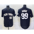 New York Yankees #99 Aaron Judge Black Jereymy Limited Stitched Jersey