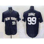 New York Yankees #99 Aaron Judge Black Jereymy Limited Stitched Jersey